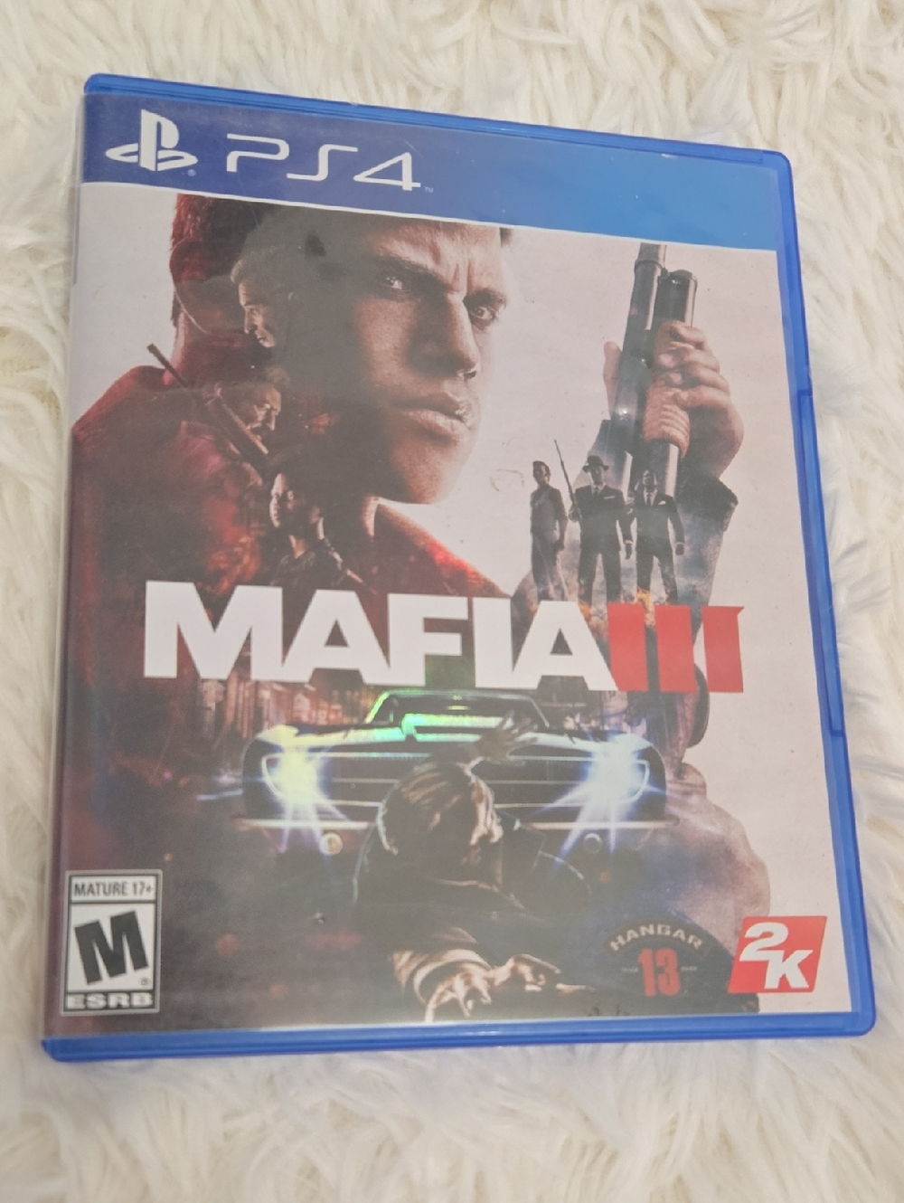 Sony PS4 Mafia III Video Game - Blue Case